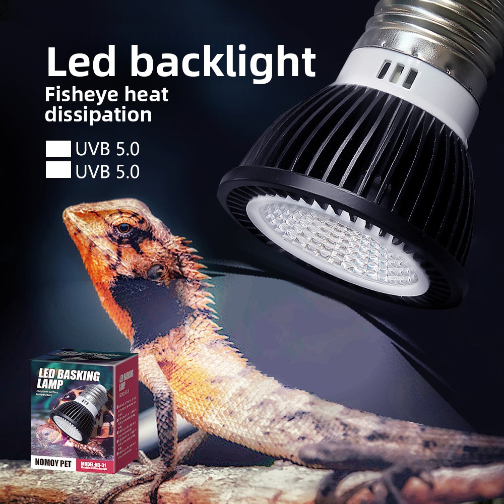 Vitamin D3 Reptile - NOMOY Reptile UVB LED Basking Lamp