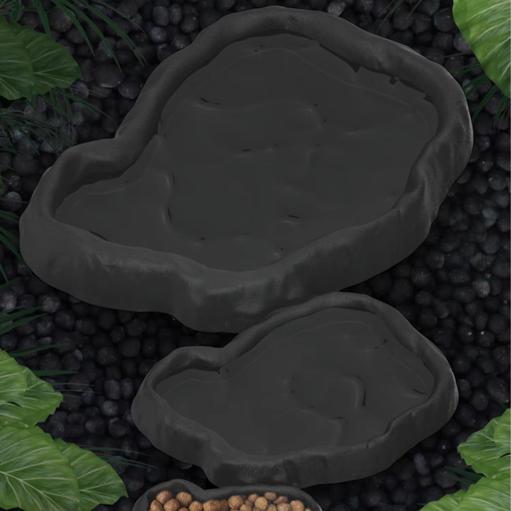 New ABS Resin Reptile Feeder B - Water Dish Reptile recension och pris