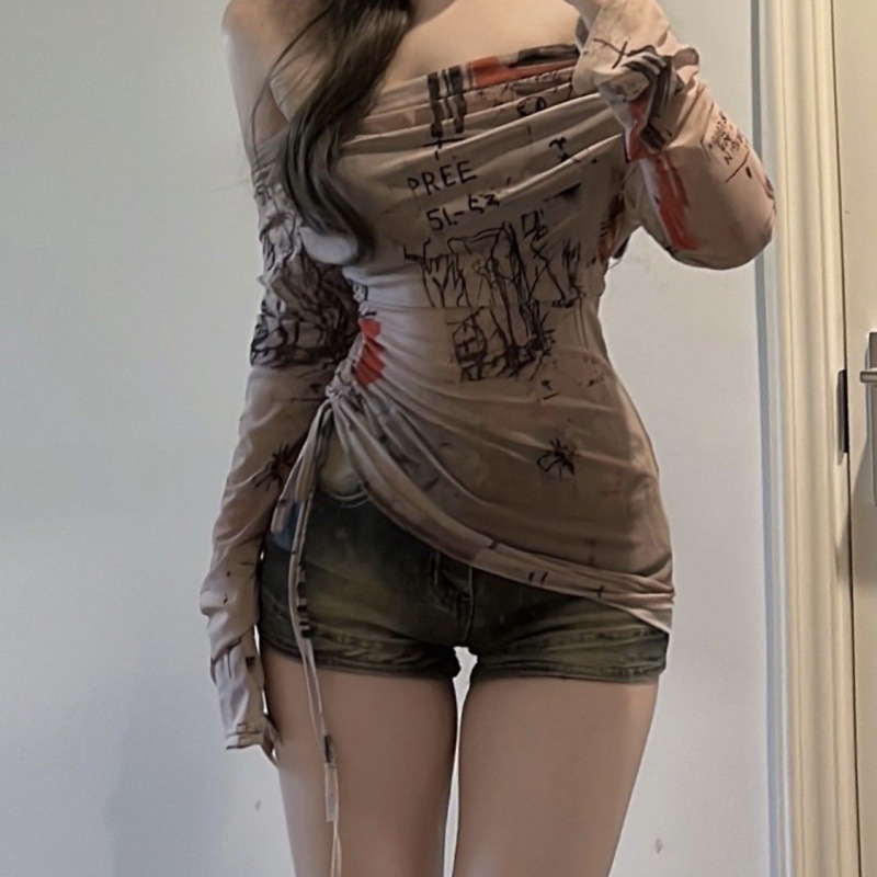 Long-Sleeved T-Shirt Spicy Gir - Screen Top Mesh recension och pris