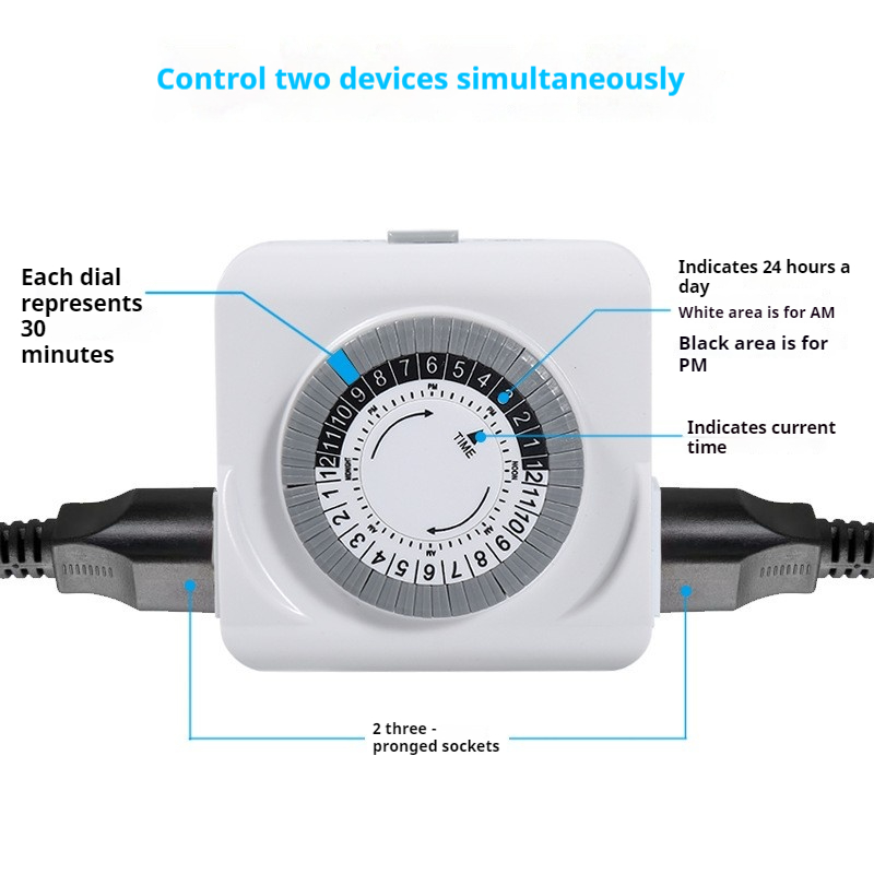 US SPEC/PLUG Standard Certific - Timer Dual Outlet recension och pris