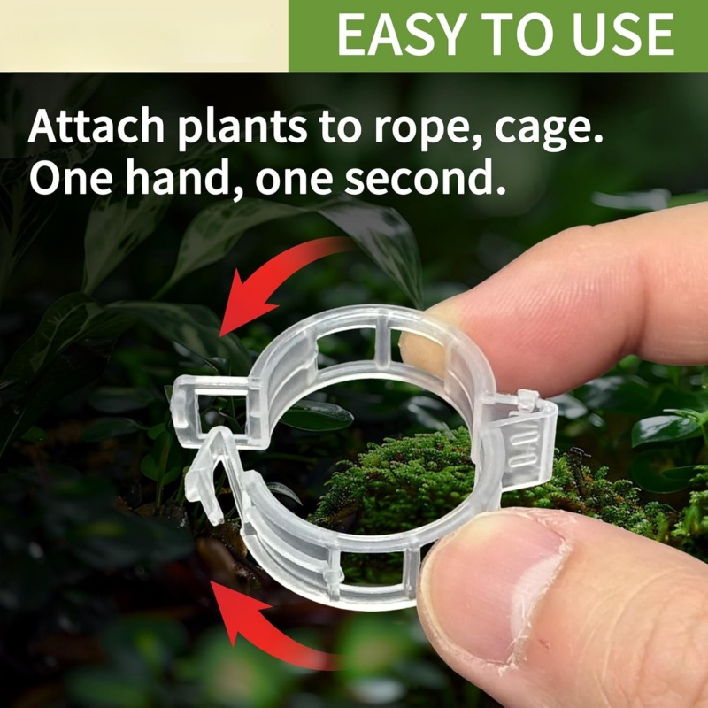 500Pcs Plastic Plant Support C - Vine Climbing Plastic recension och pris