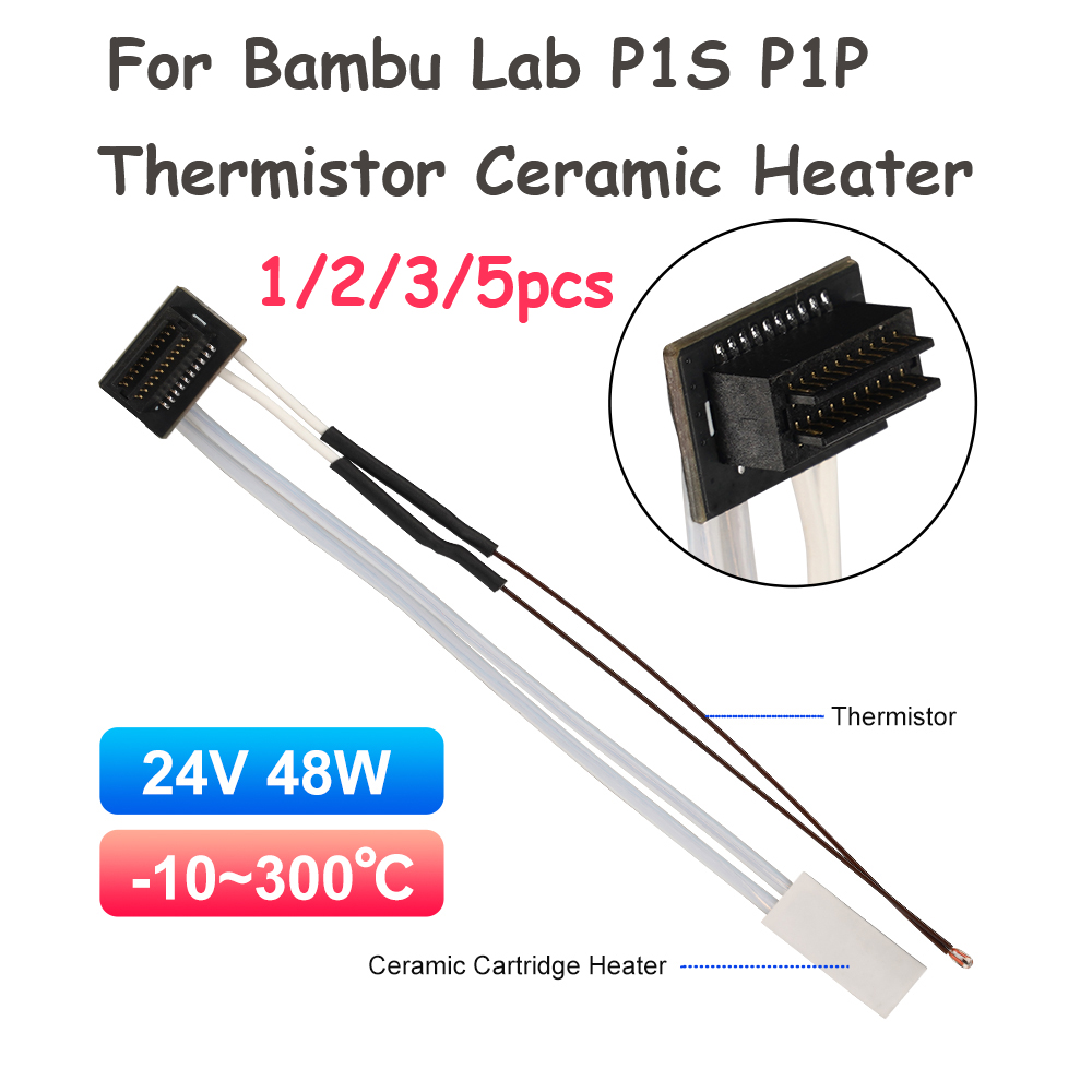 For Bambu Lab P1S P1P Thermist - Ceramic Heat Emitter recension och pris