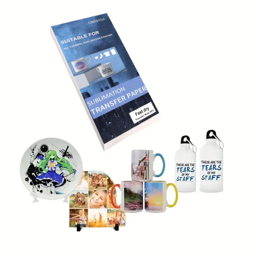 100 Sheets Sublimation Heat Tr - Ceramic Heat Emitter recension och pris
